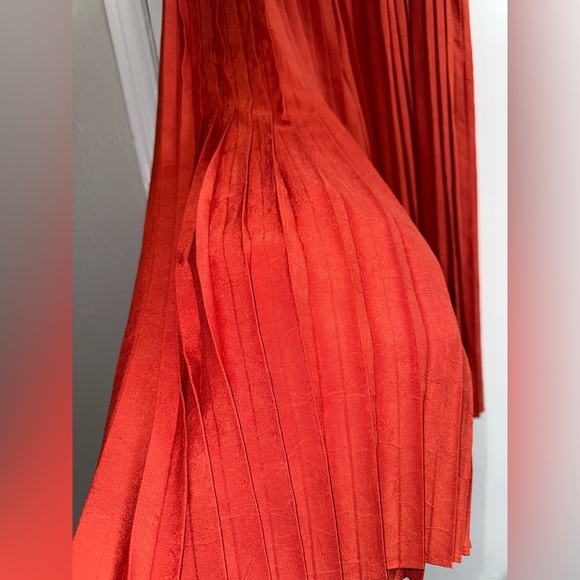 VINCE - High-waist Pleated Culotte - size 6 - Pants In Paprika - Picture 6 of 12